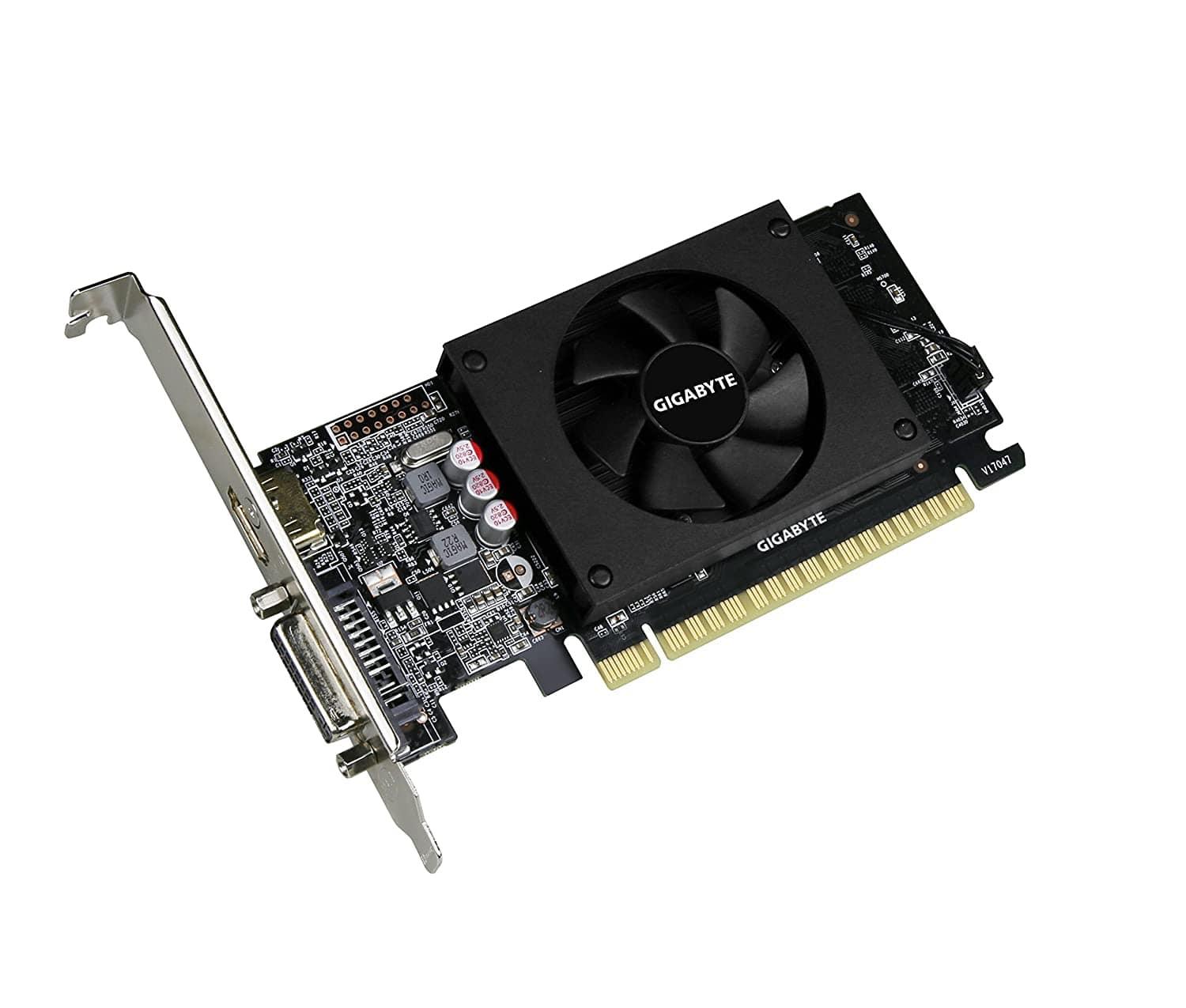 Gigabyte GeForce GT 710 2GB Graphic Cards Support PCI Express 2.0 X8 Bus Interface. Graphic Cards GV-N710D5-2GL-GRAPHICS CARD-dealsplant