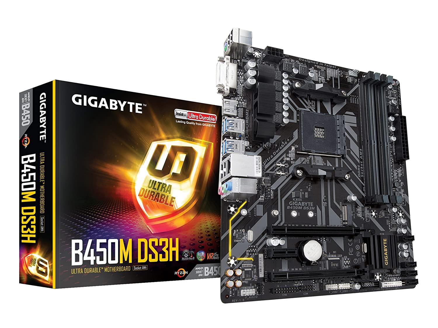 Gigabyte B450M DS3H Motherboard-Mother Boards-dealsplant