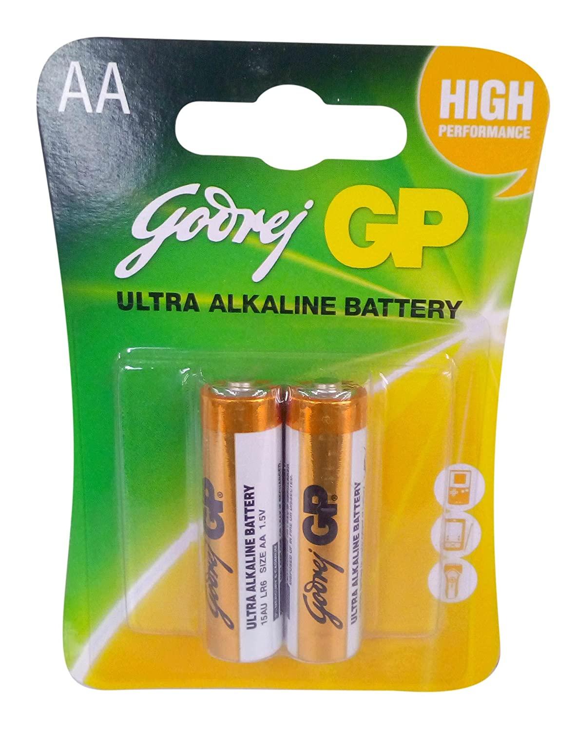 Godrej GP AA Ultra Alkaline Battery-Batteries-dealsplant