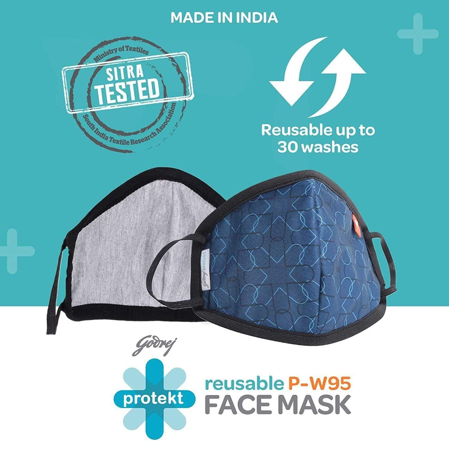 Godrej Protekt P-W95 Reusable Face Mask-Health & Personal Care-dealsplant