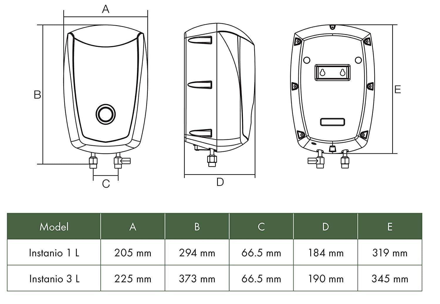 Havells Instanio 3-Litre Instant Water Heater - Main Image