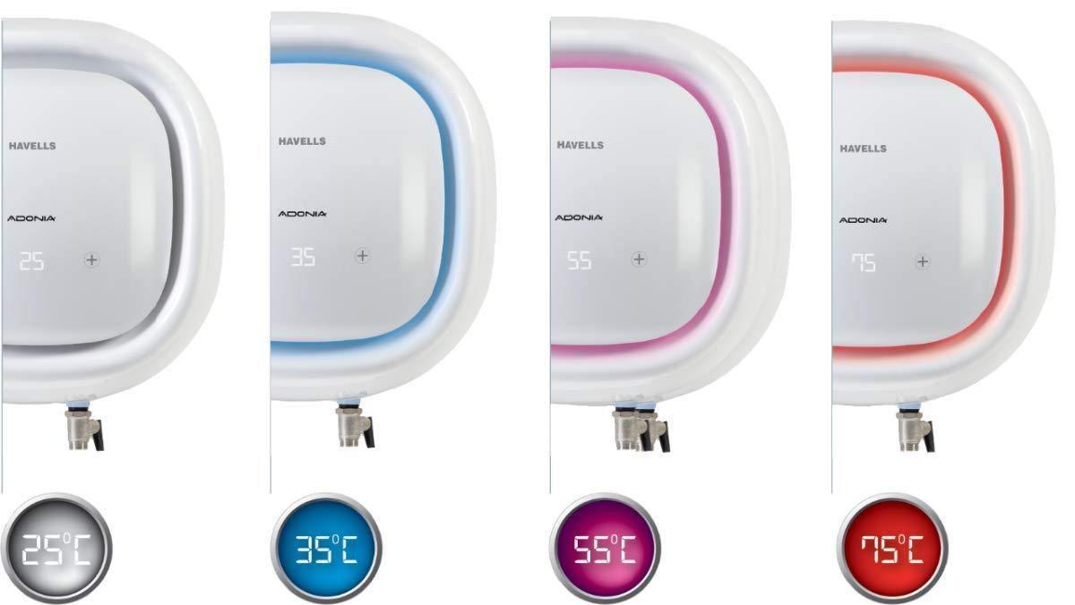 Havells Adonia R 15 Litre Digital Storage Water Heater with Remote (White)-Home & Kitchen Appliances-dealsplant