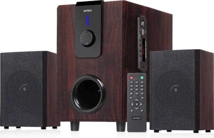 INTEX Choral BT 2.1 Channel multimedia Wooden speaker with USB/BT/FM-Audio & Home Entertainment-dealsplant