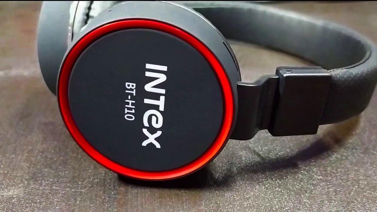 Intex BT-H10 Wireless Headphone with Mic (Black)-Bluetooth Headsets-dealsplant