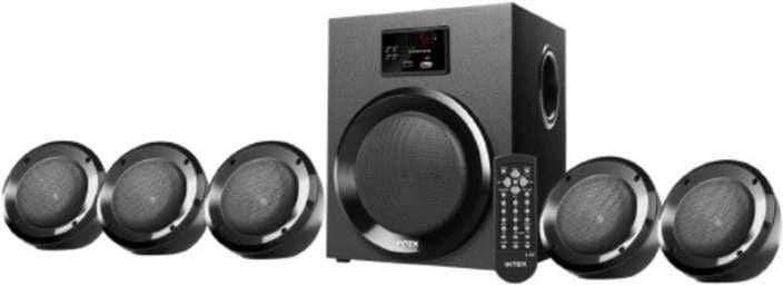Intex 5.1 Bluetooth Speaker System IT-4250 TUF BT ( USB/TF/FM/BT/AUX)-Bluetooth Speakers-dealsplant