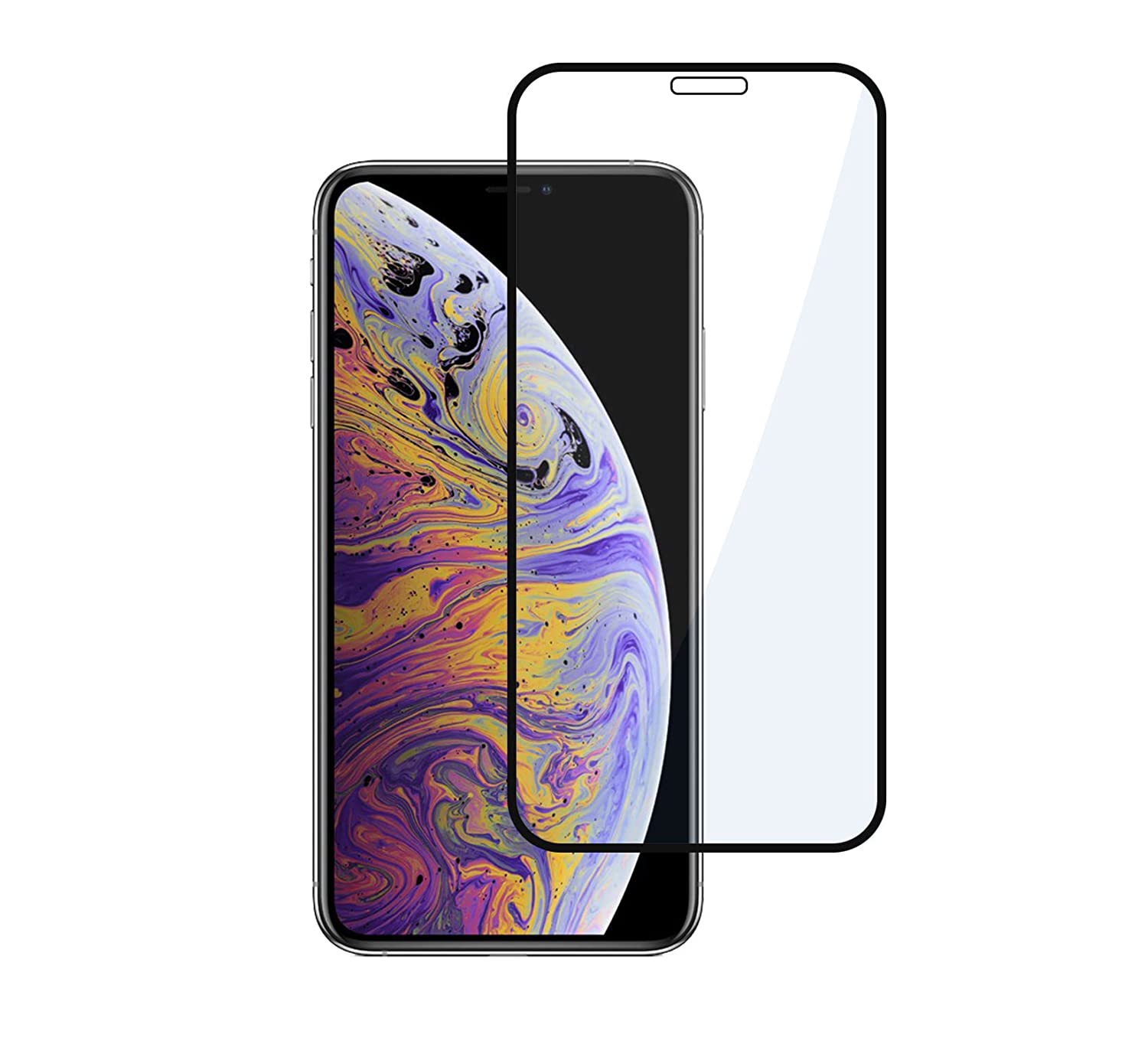 Dealsplant premium quality super D full temper glass for iphone Xs max-Tempered Glass-dealsplant