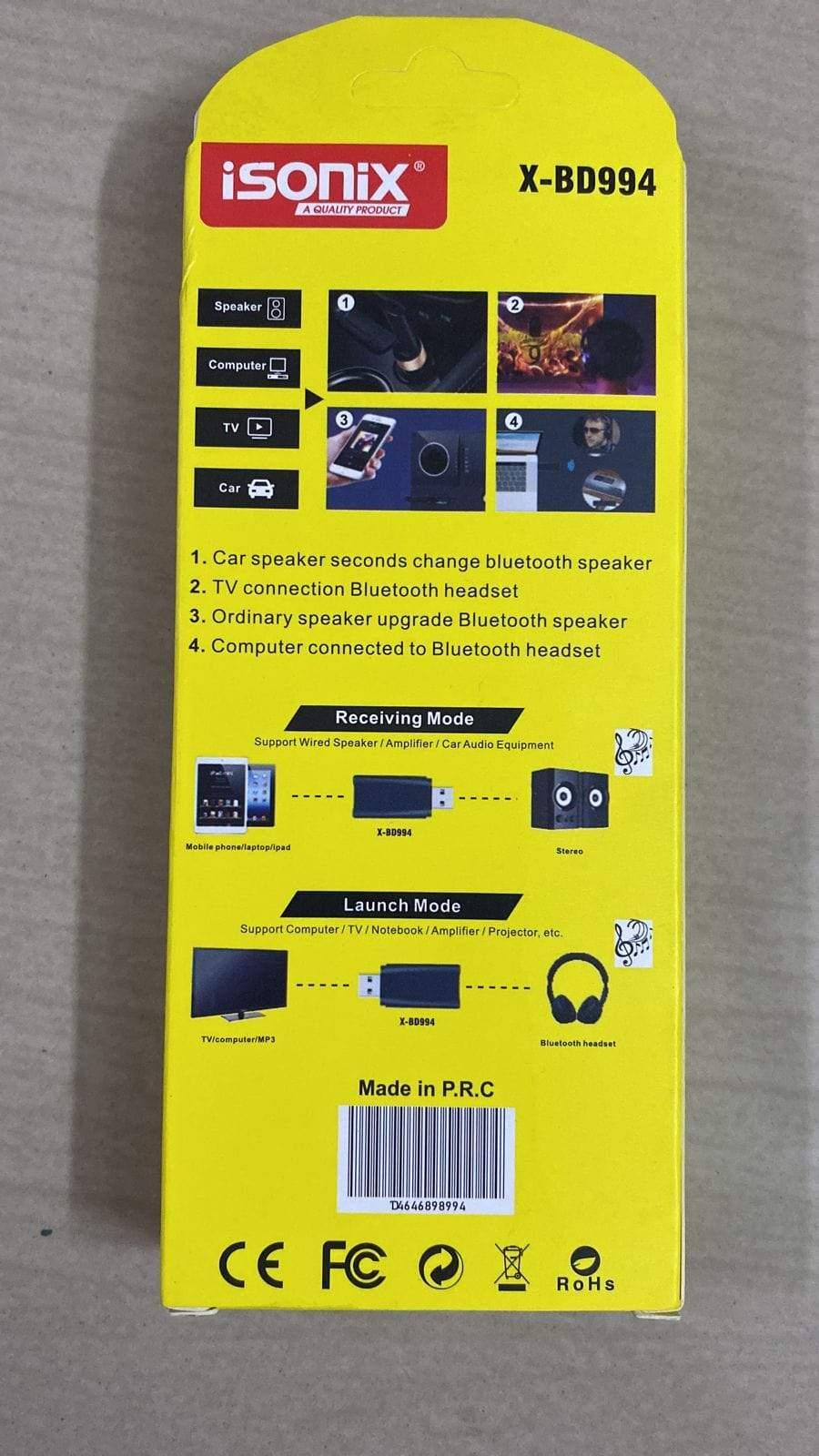 Isonix Car BT X-BD994 2.0 USB Wireless Bluetooth Receiver-WIFI DONGLE-dealsplant
