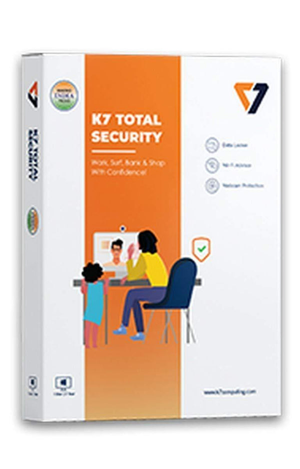 K7 Total Security Latest Version - 3 PC's, 1 Year (Email Delivery in 2 hours - No CD)-Anti Virus Softwares-dealsplant