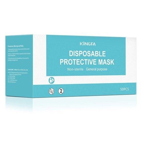 KingFa 3ply Face mask with Meltblown IIR Certified German Export Quality 50 PCS-Safety Mask-dealsplant