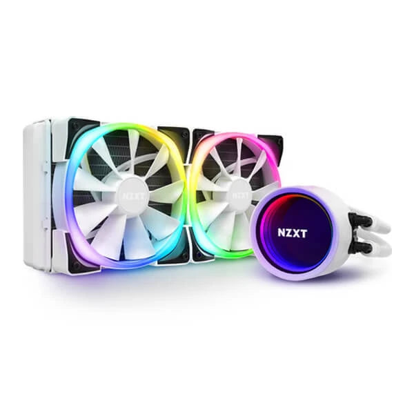 NZXT Kraken X53 RGB CPU Liquid Cooler (White)-CPU Liquid Cooler-dealsplant