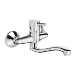 Parryware Agate Pro Wall Mounted Sink Mixer Single Lever-Taps & Dies-dealsplant