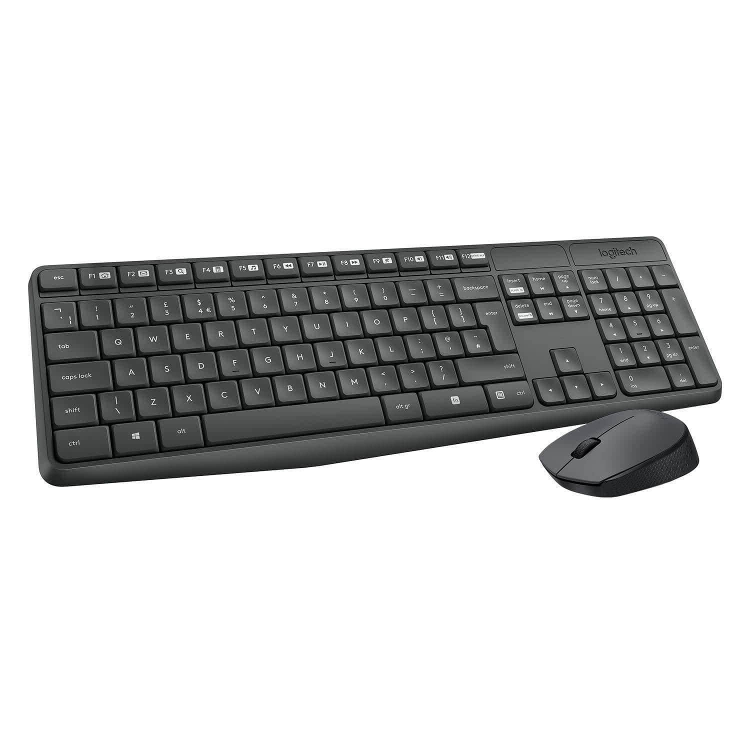 Logitech MK235 Wireless Keyboard and Mouse Combo 3-Year Battery Life for Desktop / Laptop-Wireless Keyboard & Mouse Combo-dealsplant