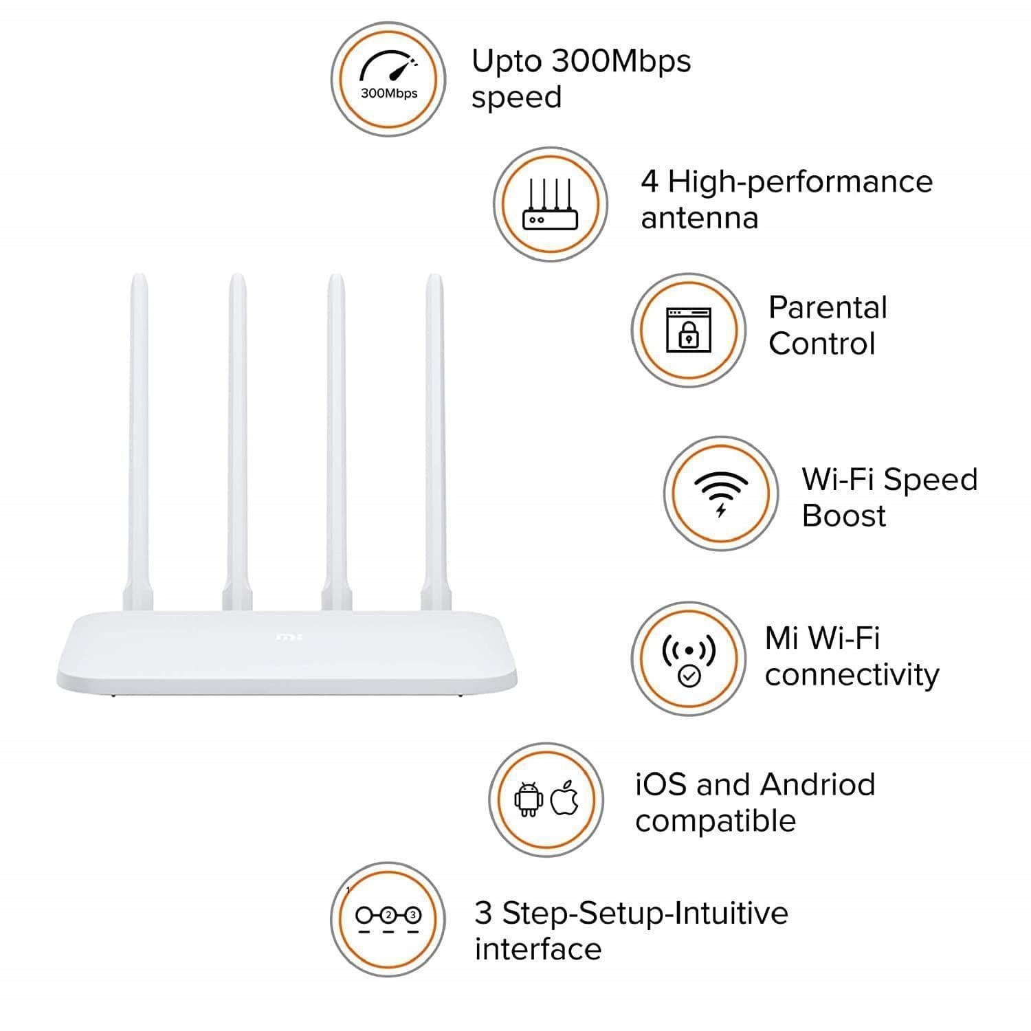 Mi Smart Router 4C-Routers-dealsplant