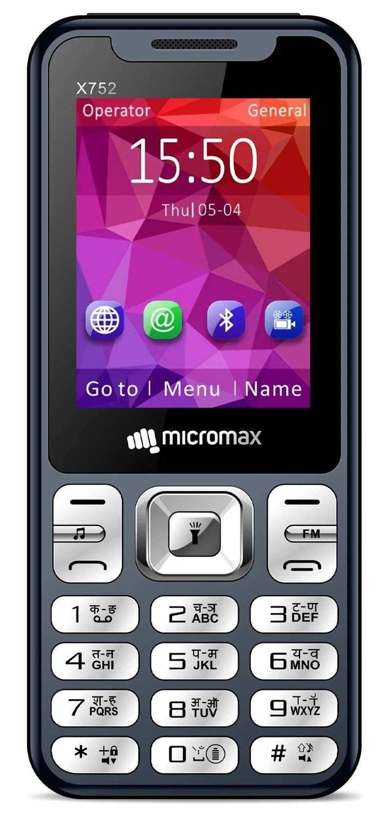 Micromax X752 (Blue)-Mobile Phones-dealsplant