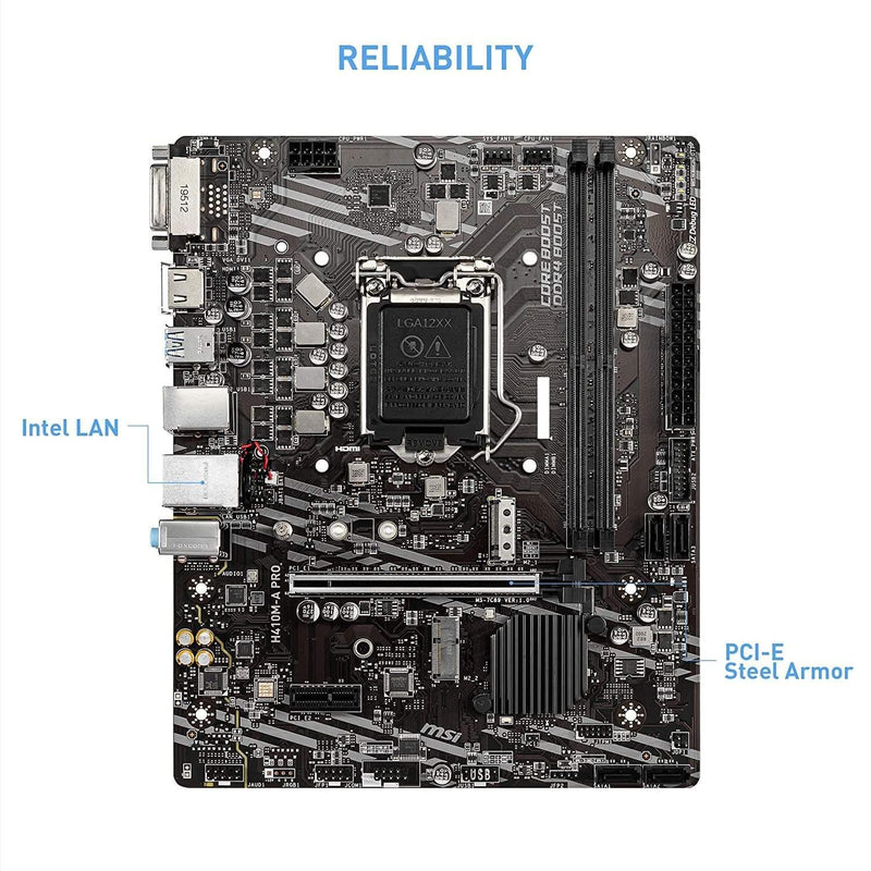 MSI H410M-A PRO ProSeries Motherboard-Mother Boards-dealsplant