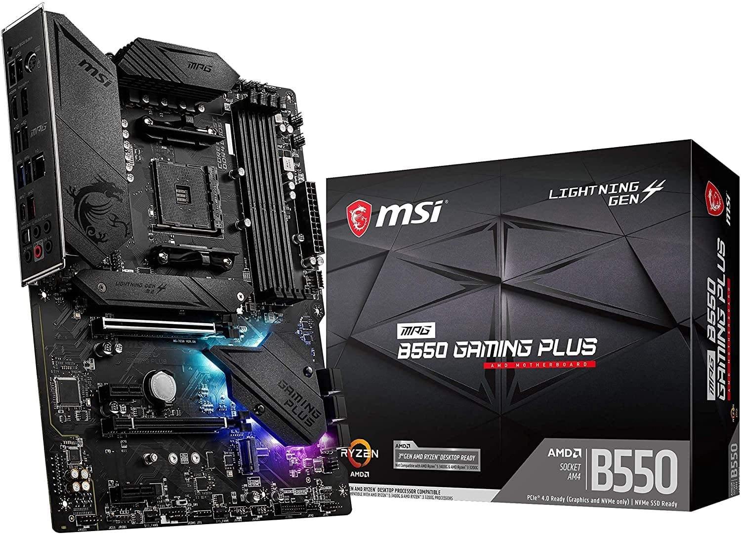 MSI MPG B550 Gaming Plus Gaming Motherboard-Mother Boards-dealsplant