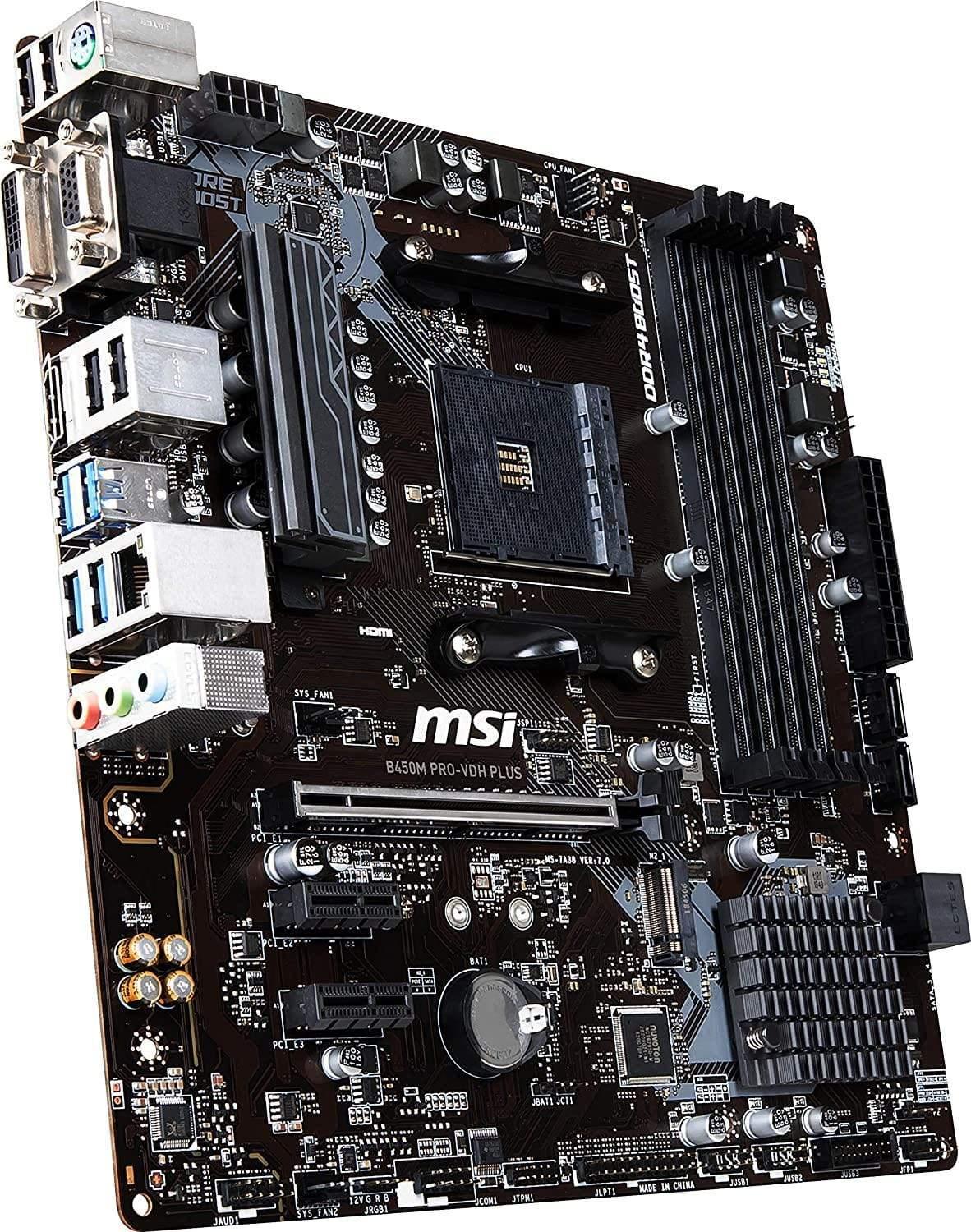 MSI B450M PRO-VDH Max Motherboard-Motherboard-dealsplant