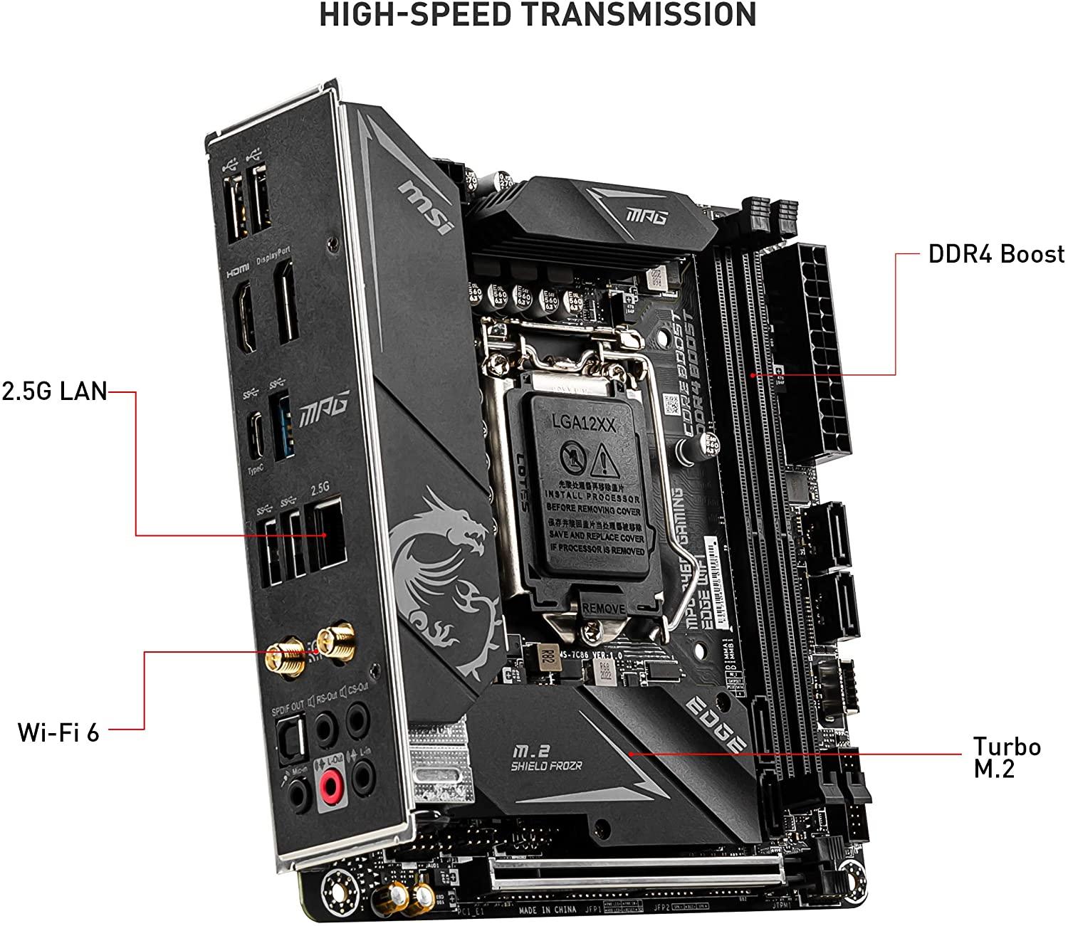 Msi Mpg B460i Gaming Edge Wifi Msi B460 MSI MPG B460I Gaming Edge
