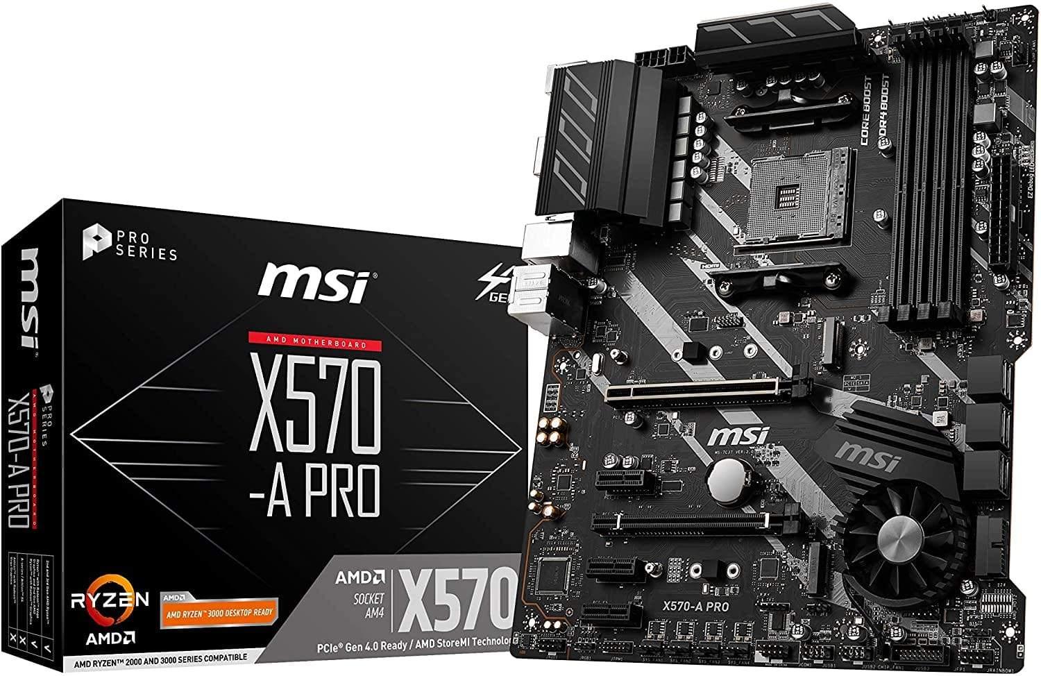 MSI Pro AMD X570 AM4 ATX DDR4-SDRAM Motherboard-Motherboard-dealsplant