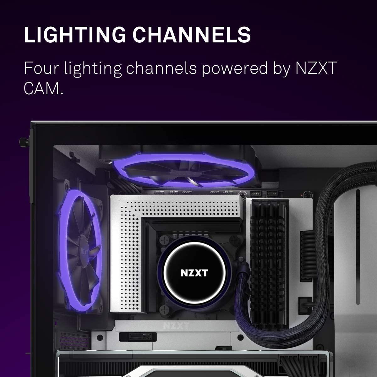 NZXT N7 Z490 - N7-Z49XT-B1 - Intel Z490 Chipset (Supports 10th Gen CPUs) - ATX Gaming Motherboard - Integrated I/O Shield - Intel Wireless-AX 200 - Bluetooth V5.1 - Black-Motherboard-dealsplant
