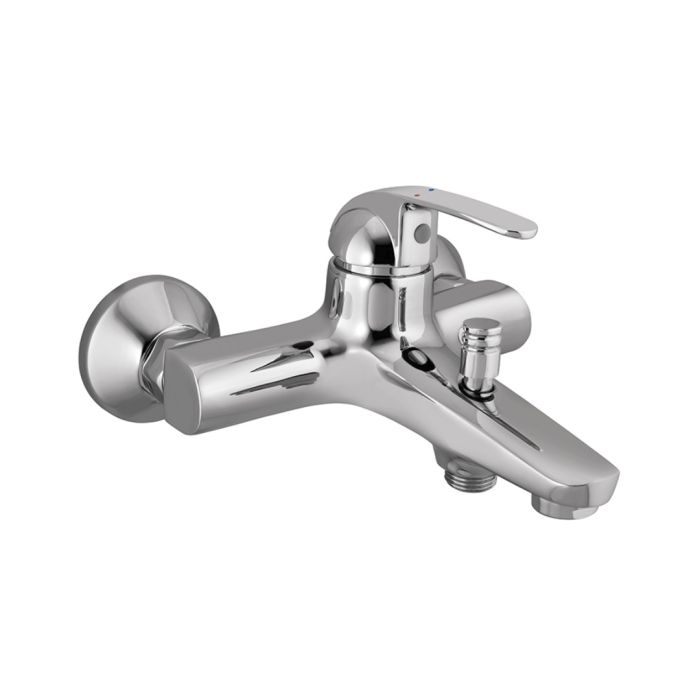 Essco Jaquar group orbit 2 Way Wall Mixer ORB-CHR-105119 - Chrome Finish Only to Spout & Hand Shower-2 Way In Wall Diverter-dealsplant