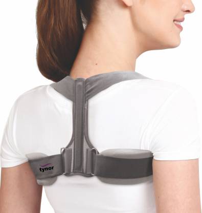 TYNOR Clavicle Brace with Fastening Tape, (C 05) 1 Unit Shoulder Support Grey-Health Care-dealsplant