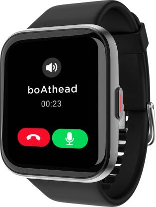 boAt Wave Connect with Bluetooth Calling, Voice Assistant and 1.69" HD Display Smartwatch (Grey Strap, Free Size)-Smart Watch-dealsplant