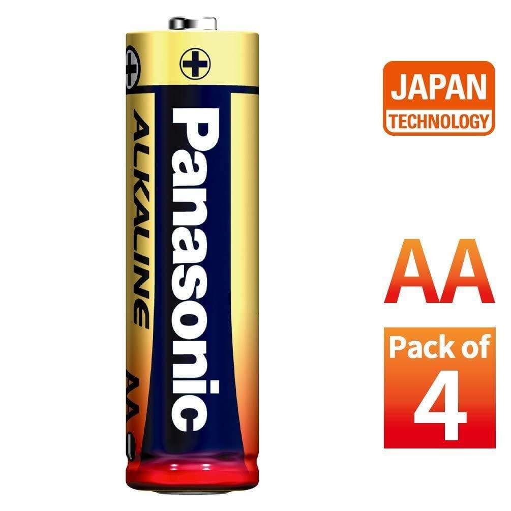 Panasonic Alkaline AA Battery, Pack of 4-General Purpose Batteries-dealsplant