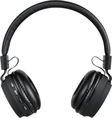 Enter Go PARTY Head 10 Wireless headphone heavy-bass, FM radio (BLACK) Bluetooth Headset (Black, On the Ear)-Headphones-dealsplant