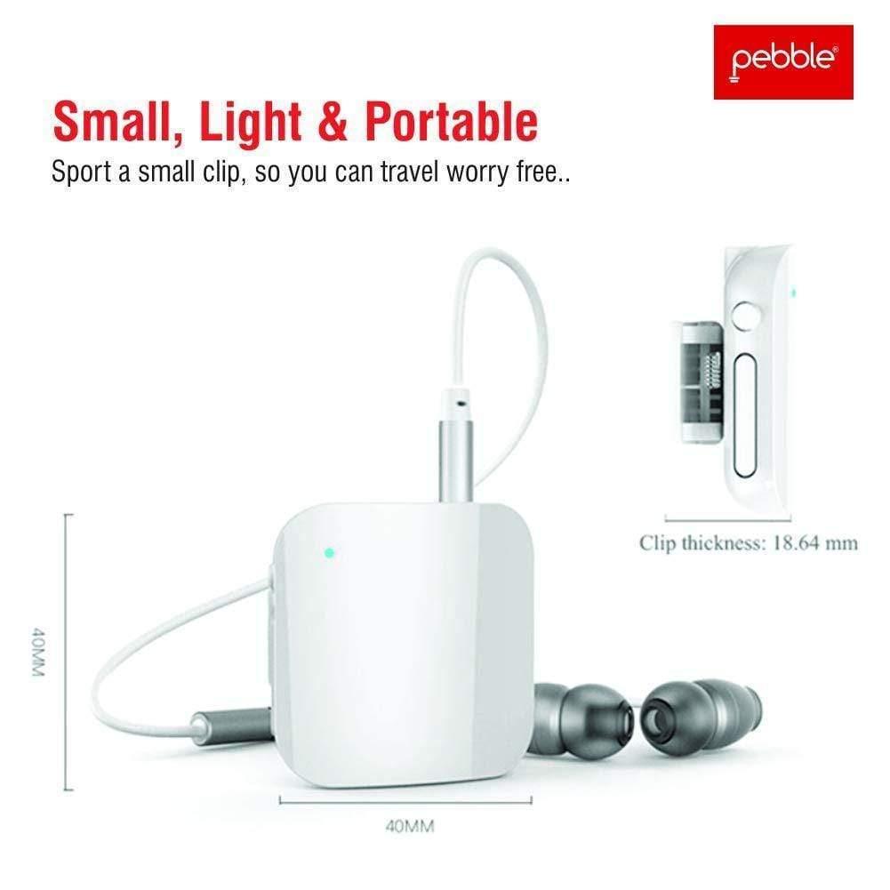Pebble Zest Core Bluetooth Audio Receiver-Bluetooth Receiver-dealsplant