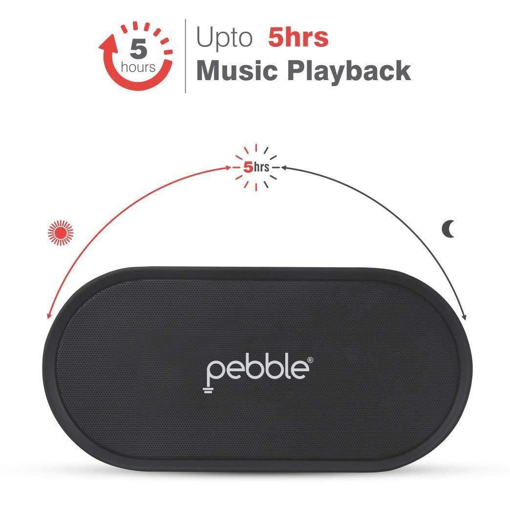 Pebble BassX Prime - Bluetooth Speaker with Heavy Bass Stereo Sound & Built-in Mic-Bluetooth Speakers-dealsplant