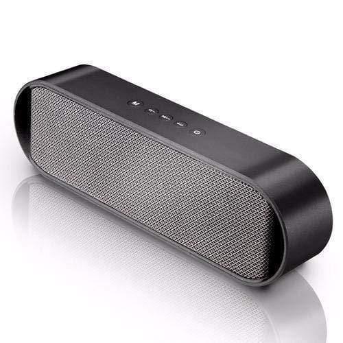 Pebble Groove Slide Portable Wireless Bluetooth Speaker with FM/USB/TF Card Reader/AUX-Bluetooth Speakers-dealsplant