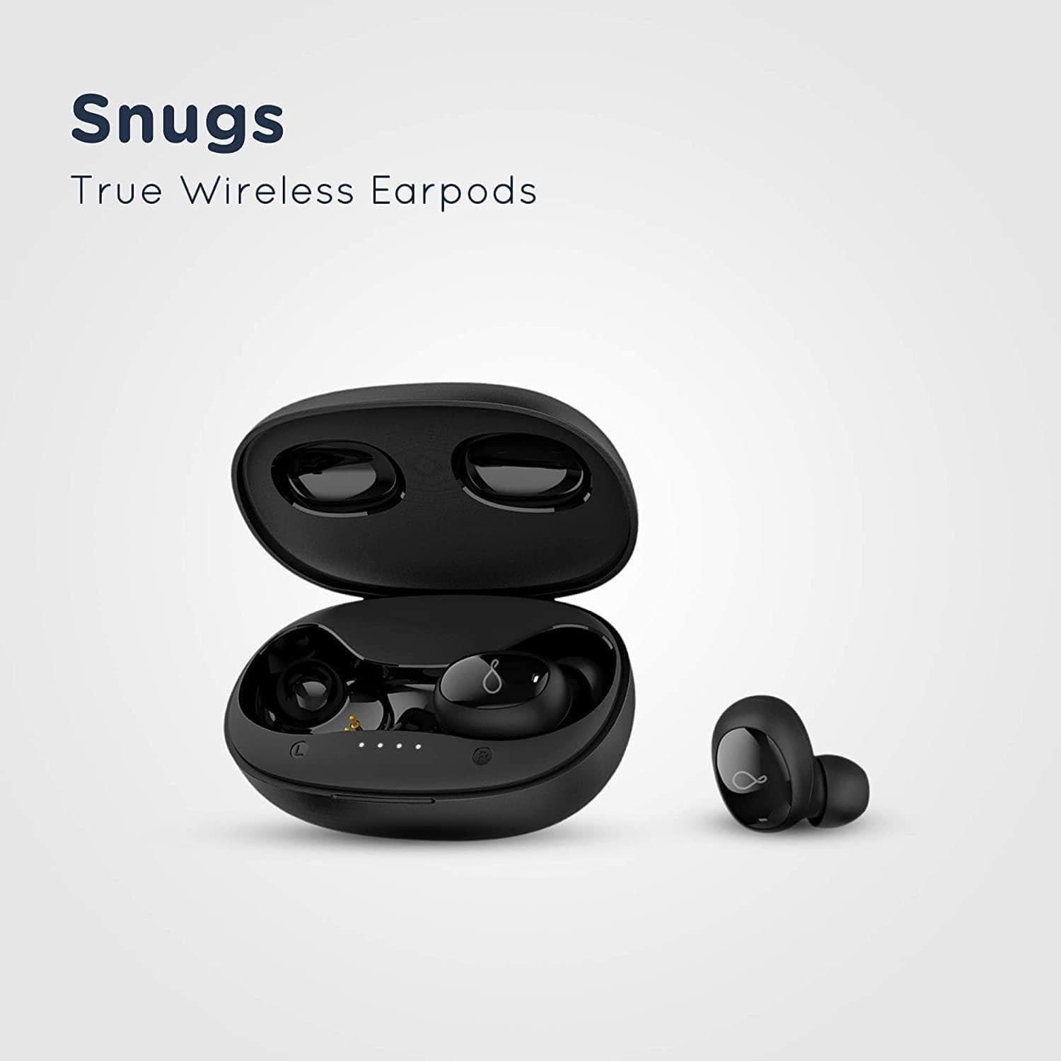 Pebble Snugs True Wireless Bluetooth earpods with Heavy Bass-Earbuds-dealsplant