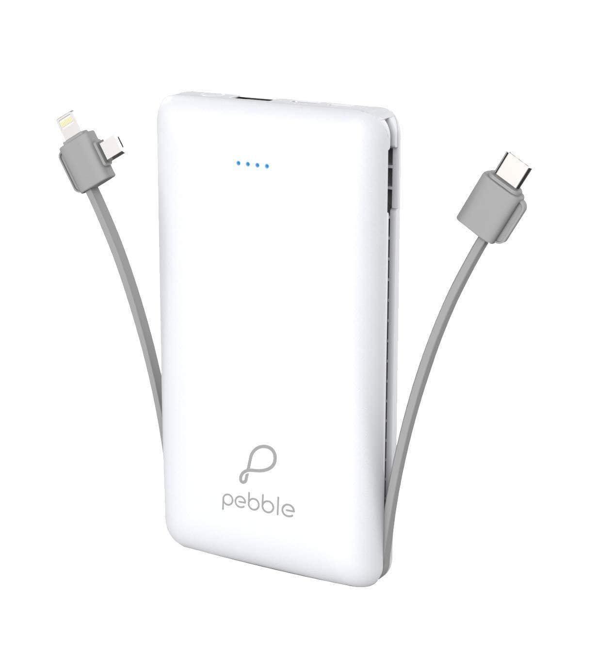 Pebble Ace+ Max 20000 mAh Power Bank with in-Built Micro, Type-C & Lightning Cables and Fast Charging-Power Bank-dealsplant