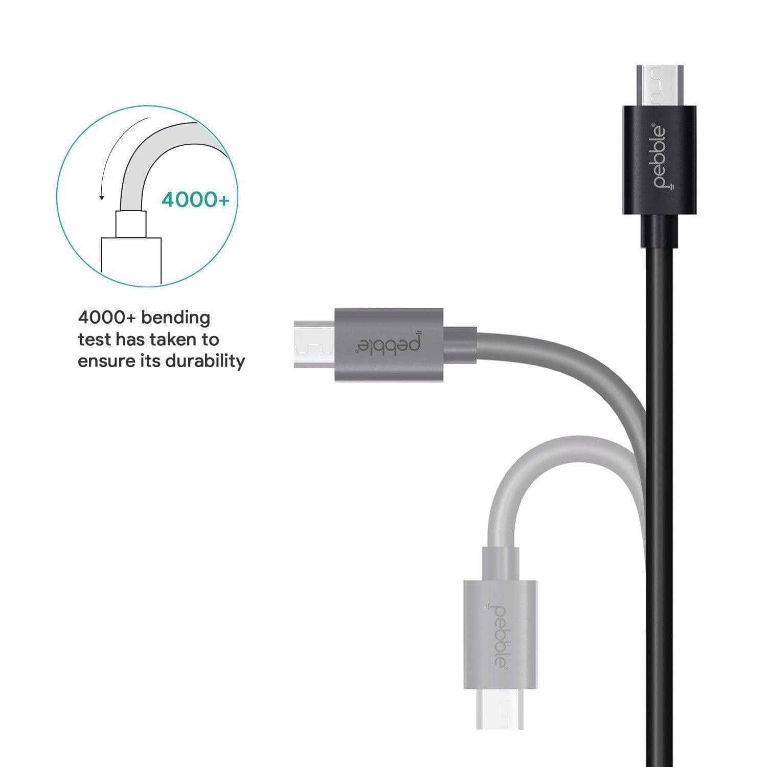 Pebble Micro USB Cable 1 meter PBCM10-USB Charging Transfer cable-dealsplant
