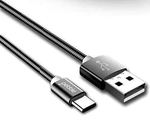 Pebble Nylon Braided Type-C USB Cable PNCC10/11/12-USB Charging Transfer cable-dealsplant