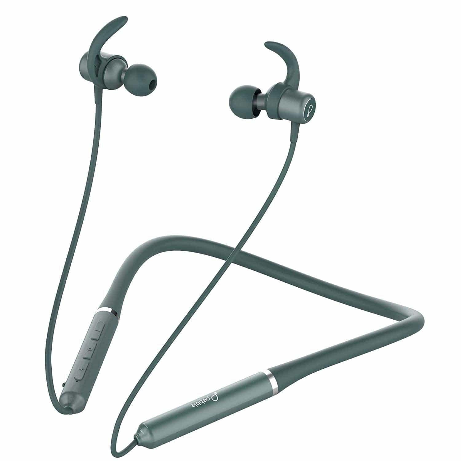 Pebble Flex Lite Neckband Magnetic Earbuds,-Wired Earphone-dealsplant
