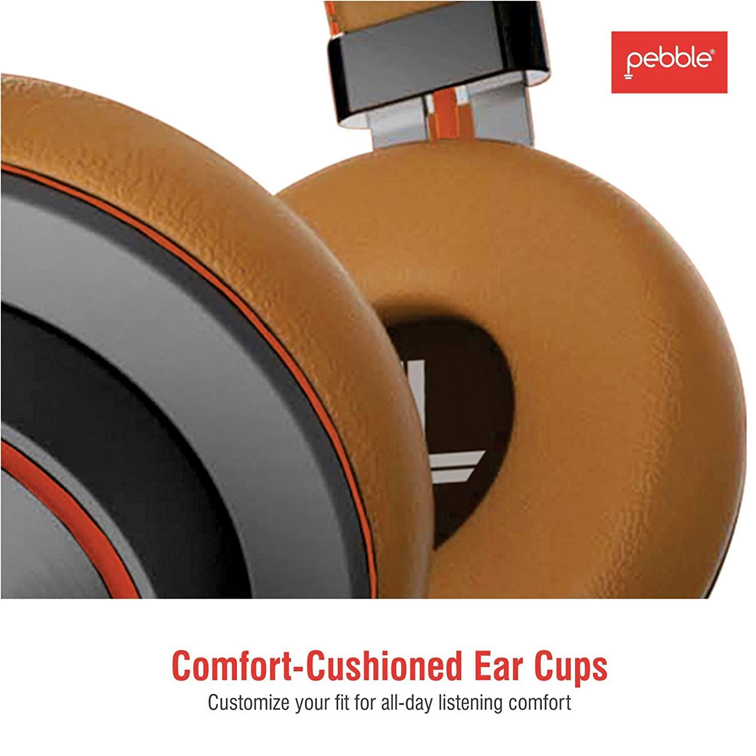 Pebble Zest Pro – On Ear Wireless Headset with HD Stereo Headphones and in-Built Mic-Wireless Headphone-dealsplant