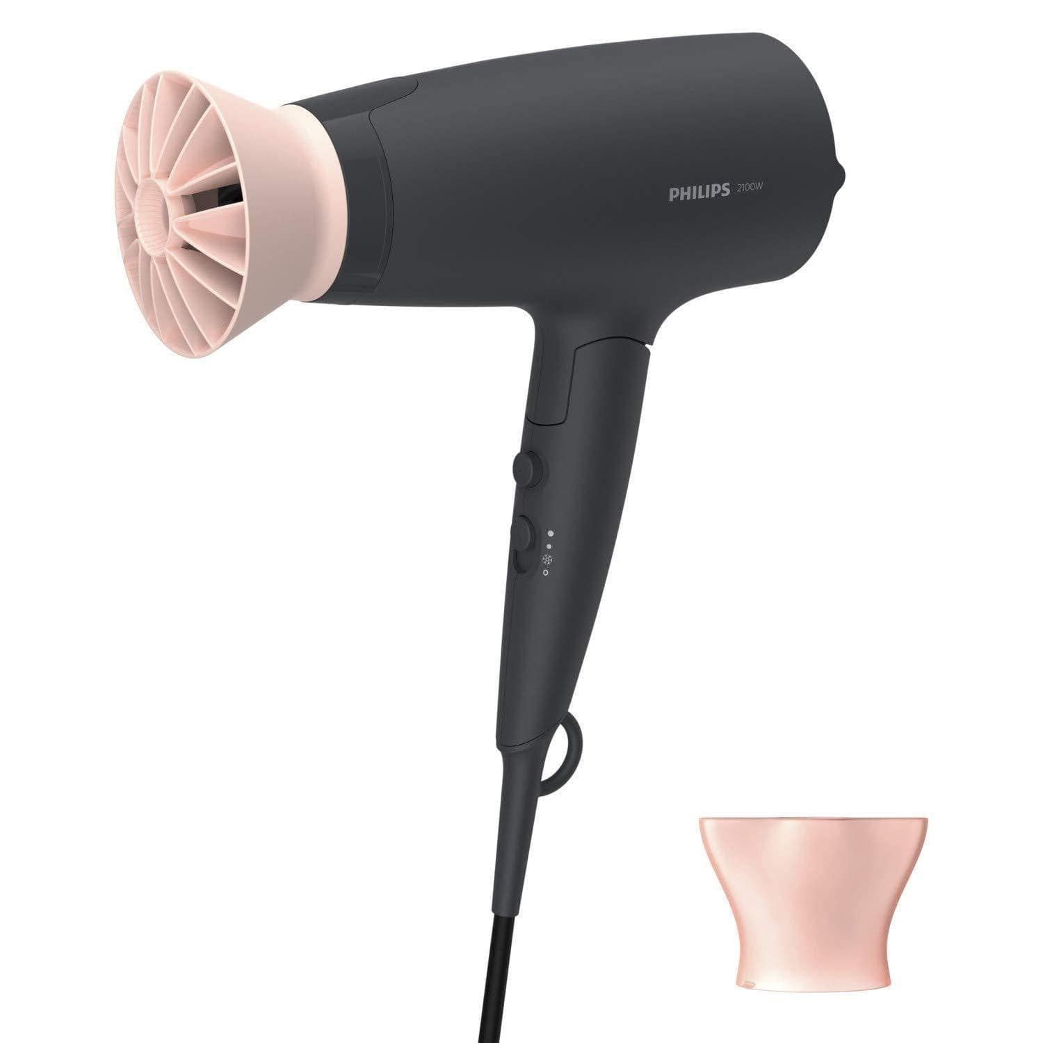 Philips Professional Hair Dryer BHD356/10 2100W Thermoprotect AirFlower Advanced Ionic Care 6 Heat & Speed Settings-Hair Driyer-dealsplant