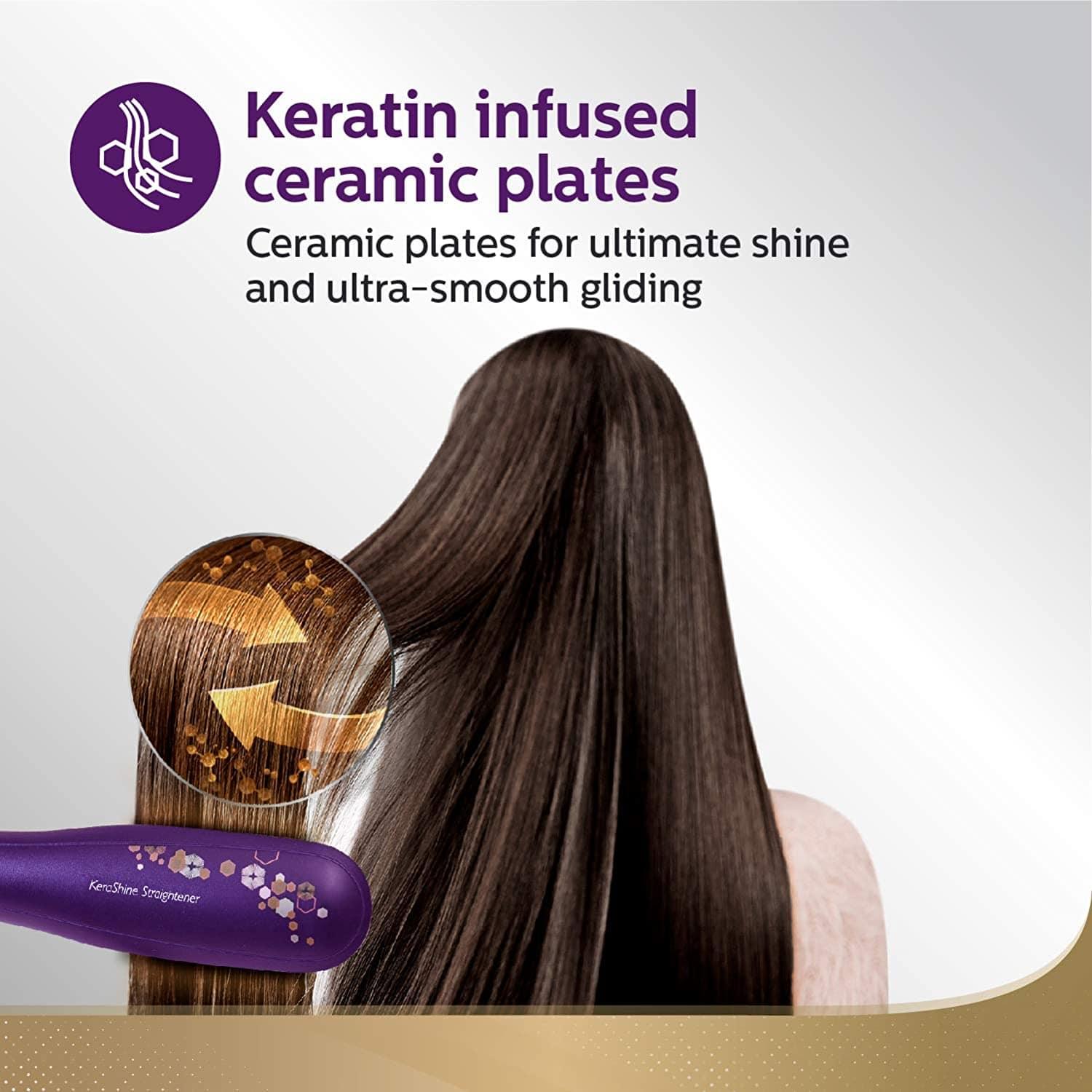 PHILIPS KeraShine Hair Straightener with Temperature Control-Hair Straightener-dealsplant