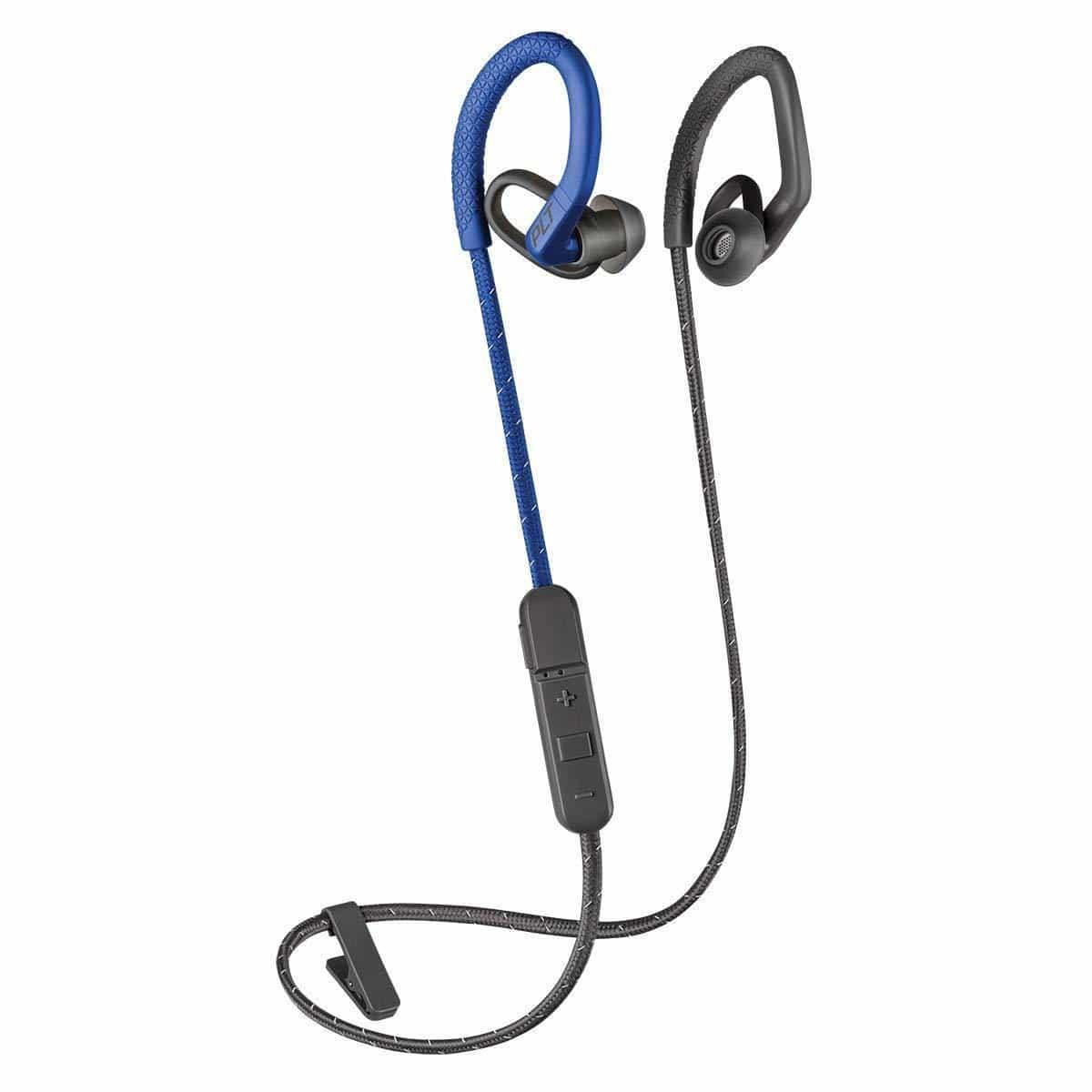 Plantronics BackBeat Fit 350 Headphones with Mic (Blue)-Bluetooth Ear phone-dealsplant