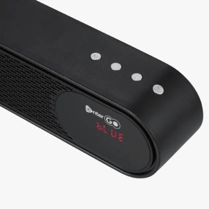 Enter Go Enter Go Pocket Bar 12 Wireless Bluetooth Speaker 12W HD Sound with USB DISK MP3, Micro SD slot, in built FM, AUX, Portable Indoor/Outdoor mini Party Speaker 12 W Bluetooth Laptop/Desktop Speaker (Black, Mono Channel)-Speakers-dealsplant