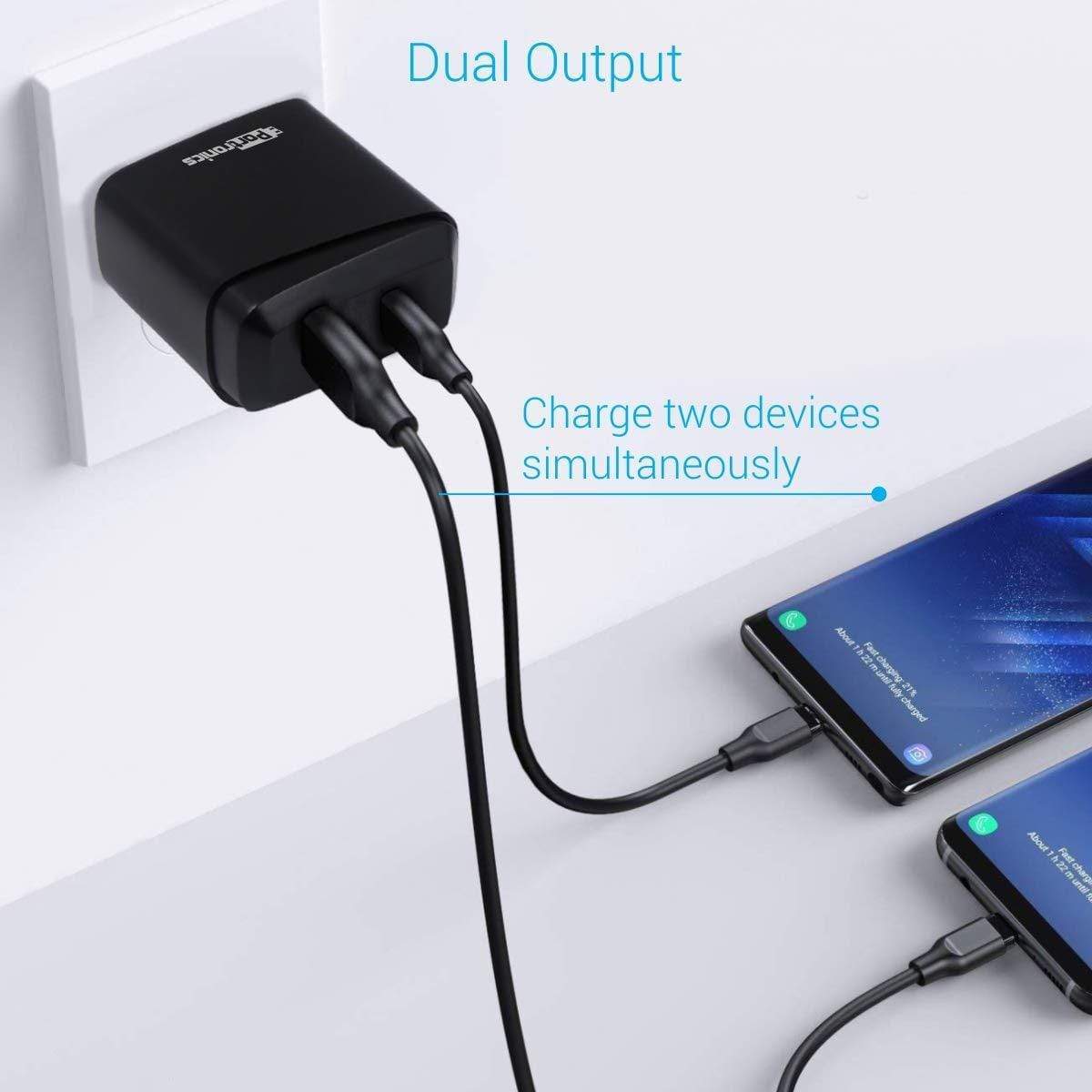 Portronics Adapto 22 Quick Charger USB Wall Adapter with Single 3.0A Quick Charging USB Port-adapter-dealsplant