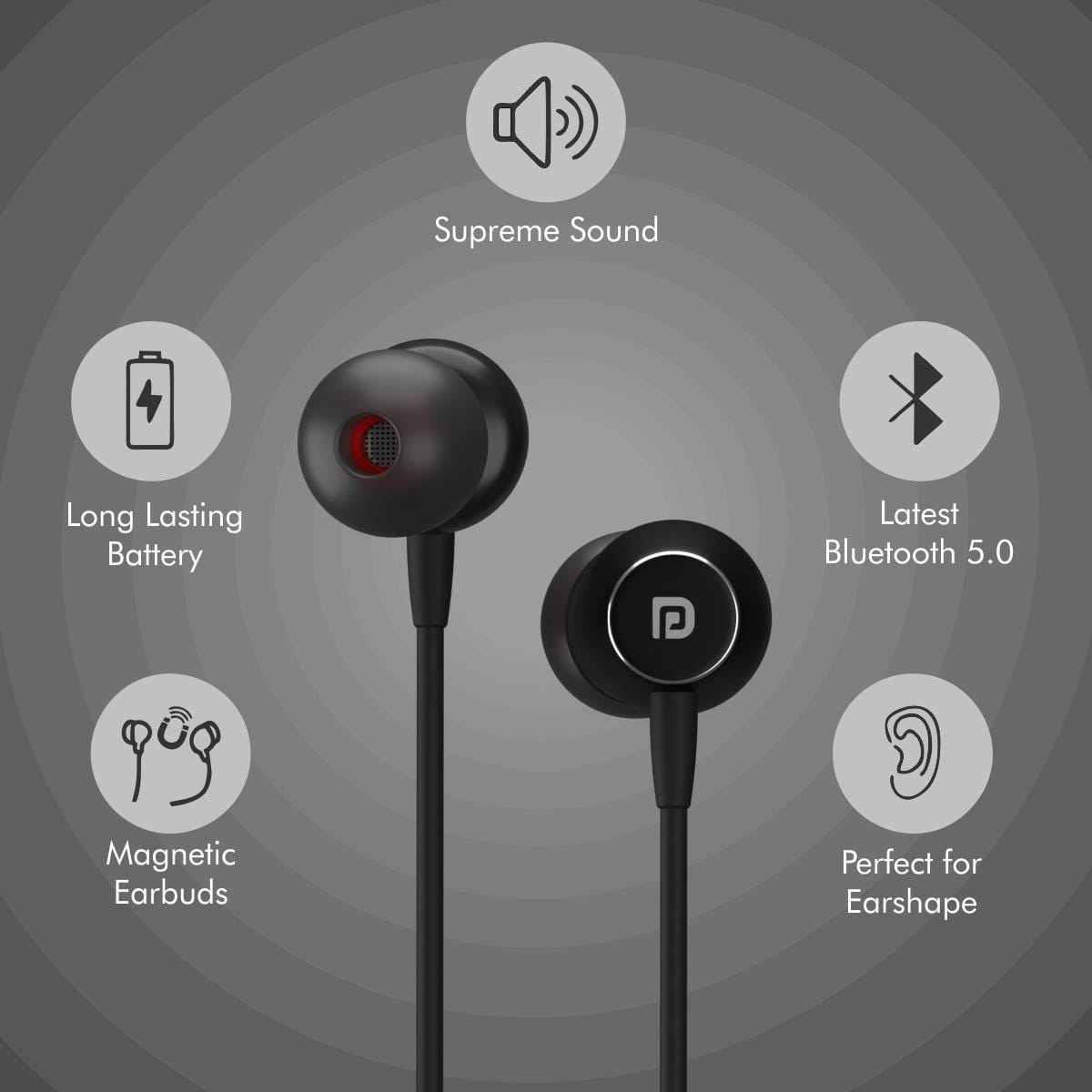 Portronics Harmonics 230 POR-1207 Bluetooth Headset-Bluetooth Headsets-dealsplant