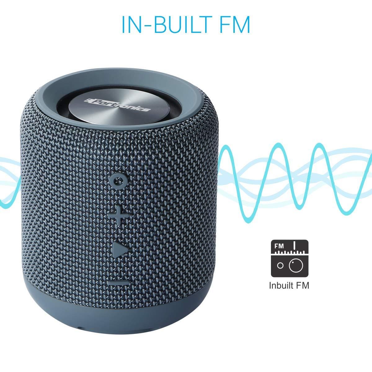 Portronics SoundDrum Bluetooth Stereo Speaker-Bluetooth Speakers-dealsplant