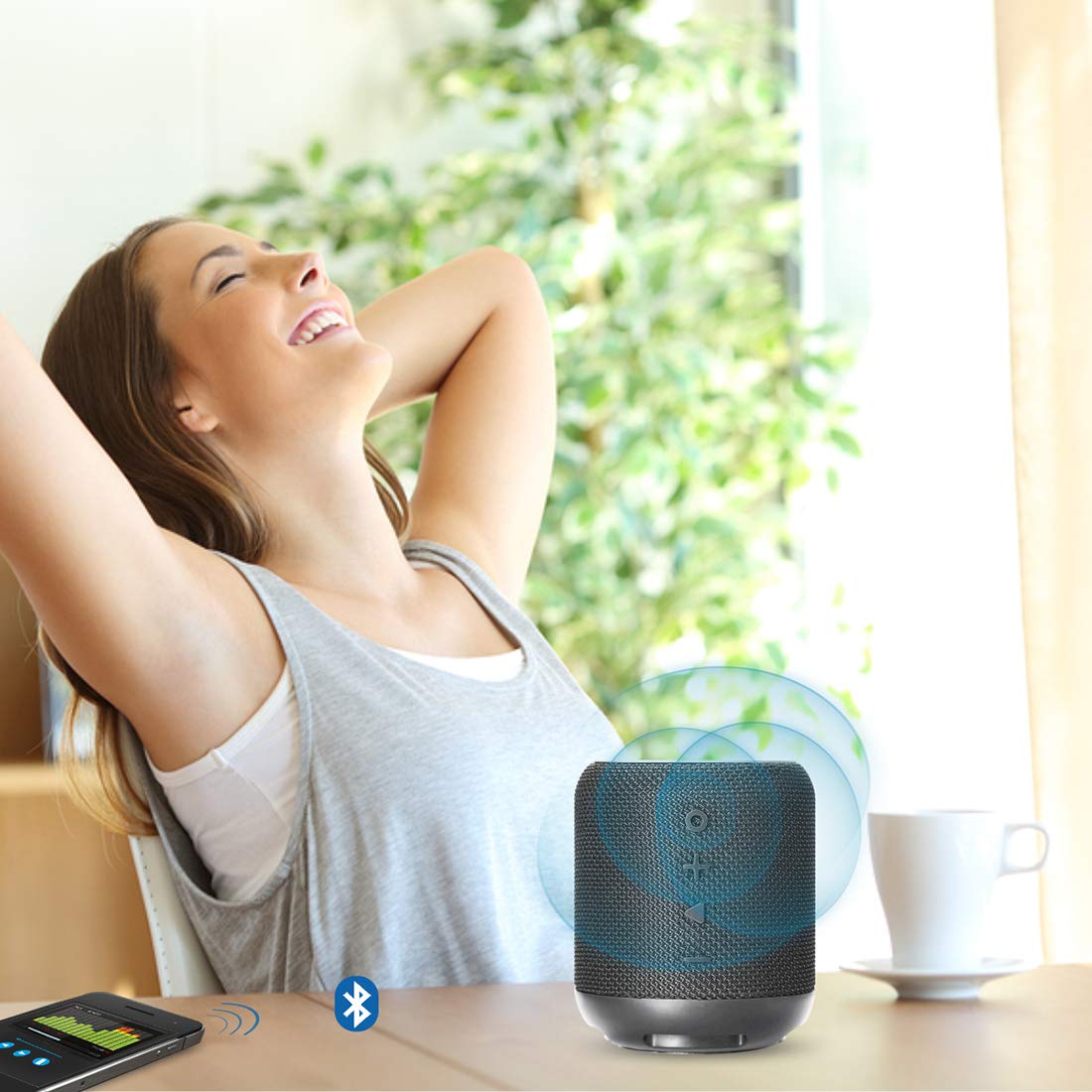 Portronics SoundDrum Bluetooth Stereo Speaker-Bluetooth Speakers-dealsplant