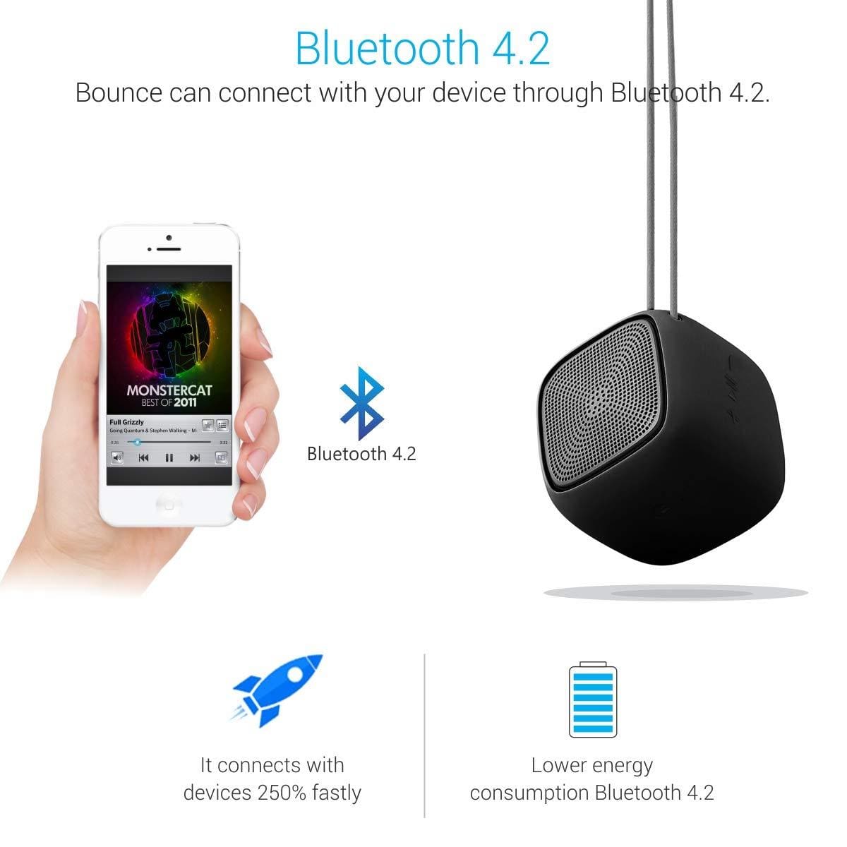 Products Portronics Bounce Portable Wireless Bluetooth Speaker with FM & USB Music-Bluetooth Speakers-dealsplant