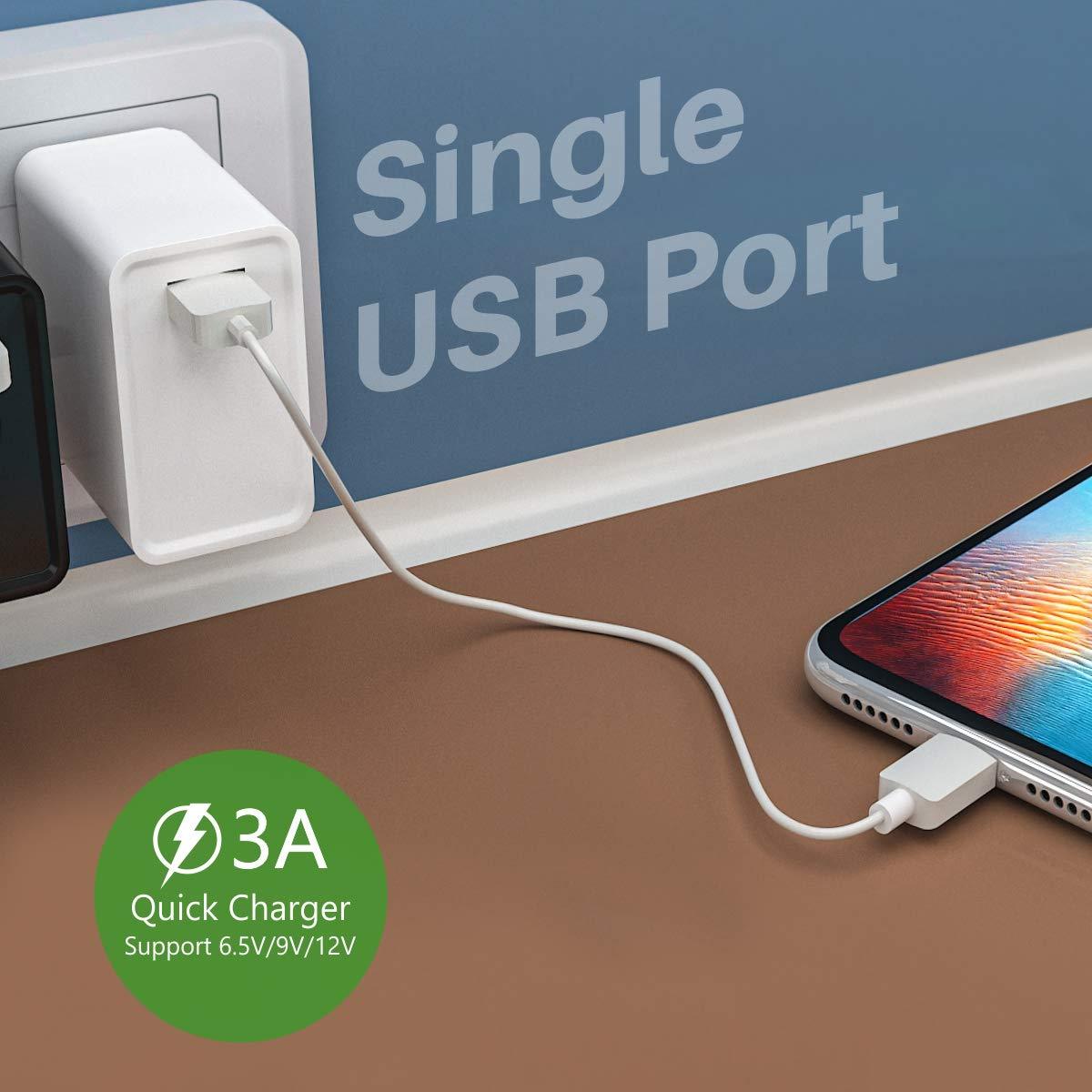 Portronics Adapto ONE 3A Fast Charging Adapter with 1M Type-C Cable-Chargers-dealsplant
