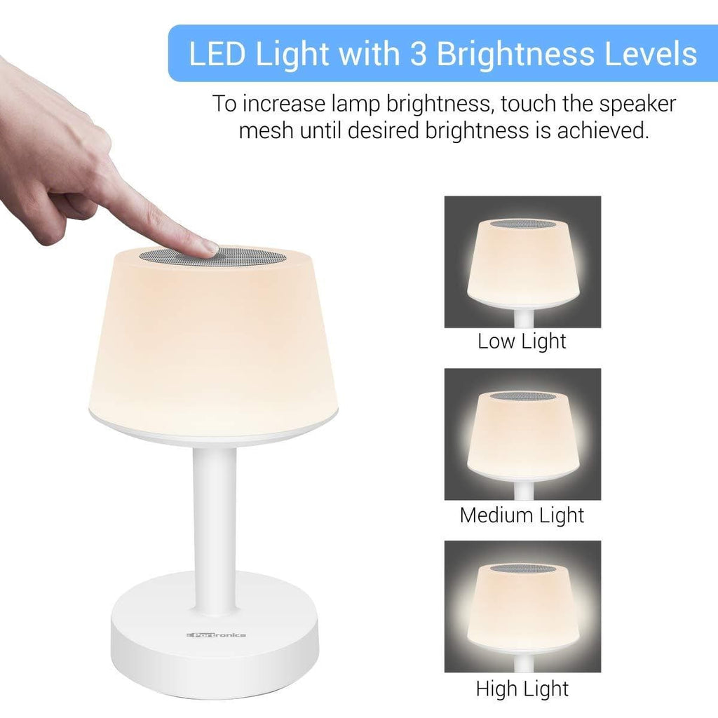 Portronics iLUMI, a Portable LED Lamp with Bluetooth Speaker, Color Ch