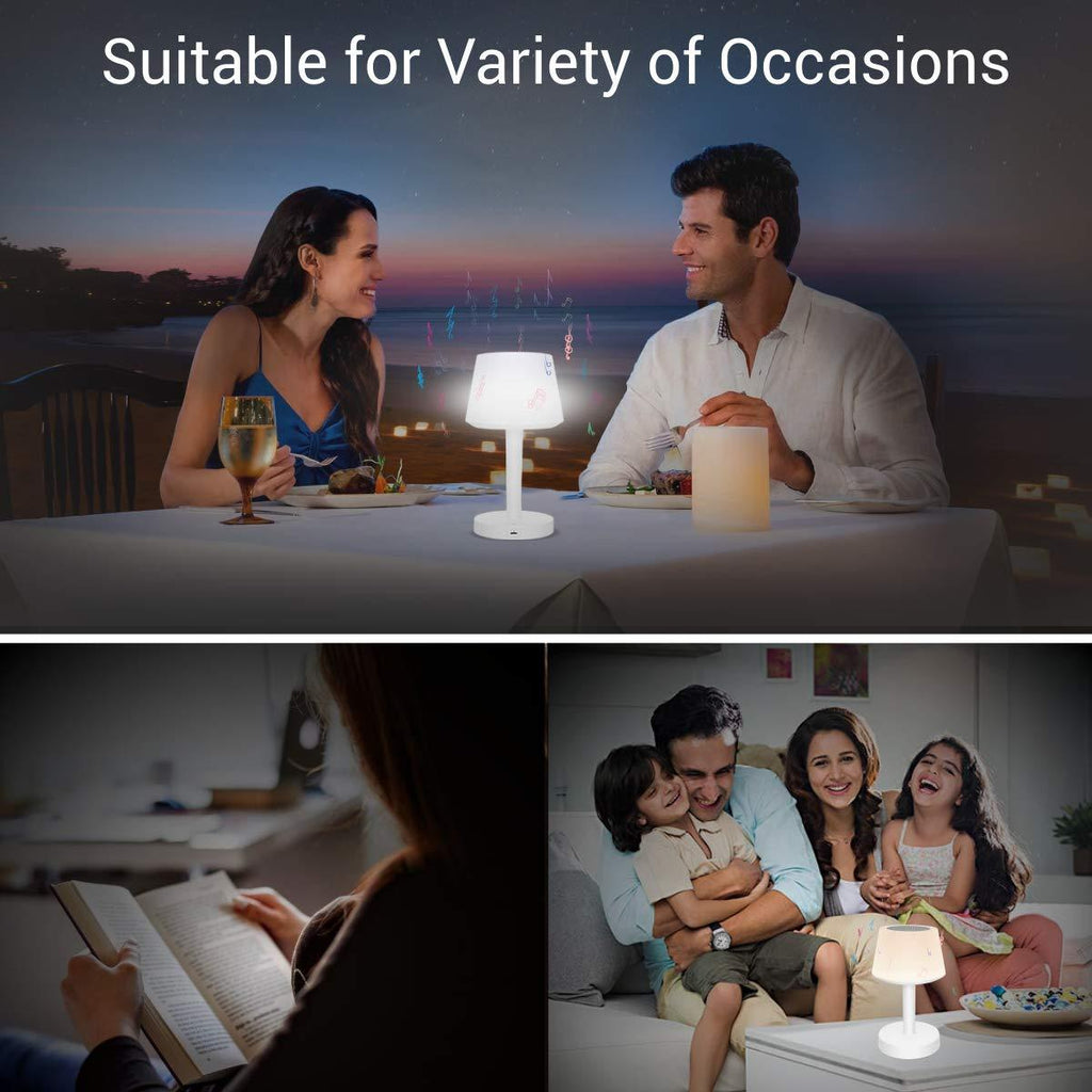 Portronics iLUMI, a Portable LED Lamp with Bluetooth Speaker, Color Ch